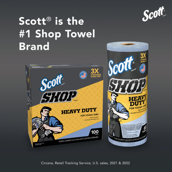 Scott Pro 11 In. W x 10.4 In. L Disposable Heavy-Duty Shop Towel (60-Count) 32992 570444