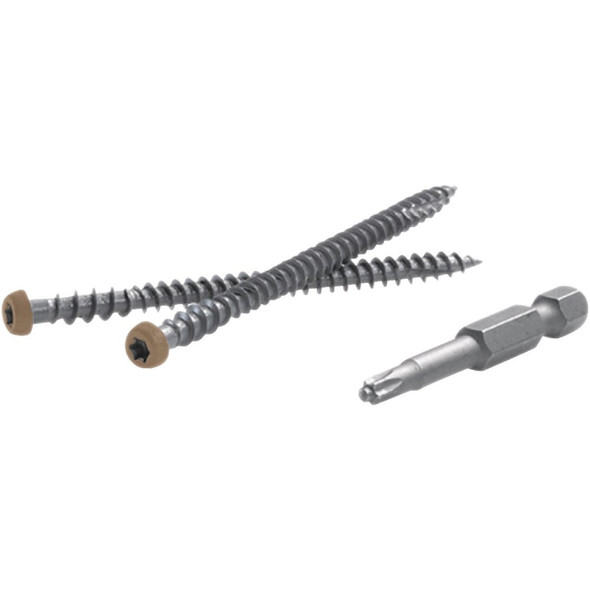 Trapease Brn Trapease Deck Screw FMTED-212-75BR 200264