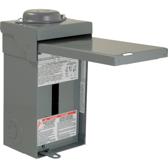 Square D QO 70A 2-Space 4-Circuit Raintight Main Lug Load Center QO24L70RBCP