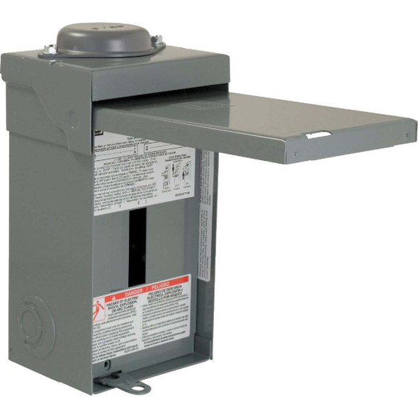 Square D QO 70A 2-Space 4-Circuit Raintight Main Lug Load Center QO24L70RBCP