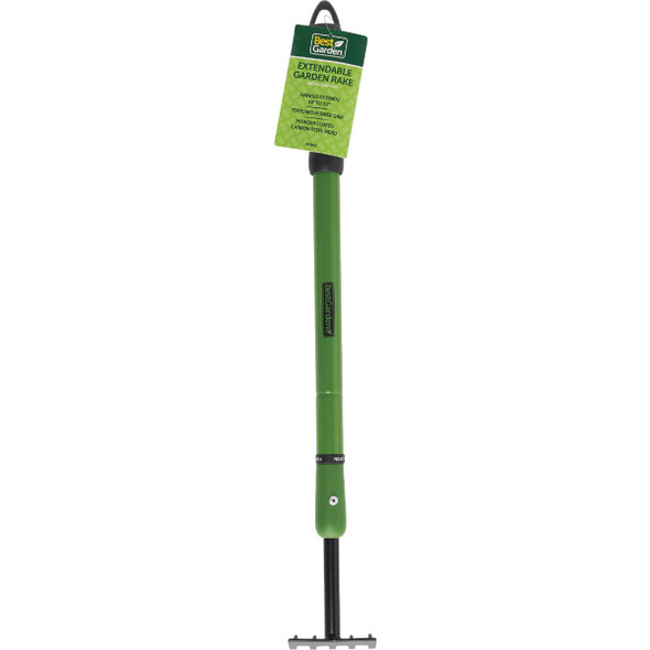Best Garden 3.5 In. Steel Landscape Rake (5-Tine) GT-921O 703912
