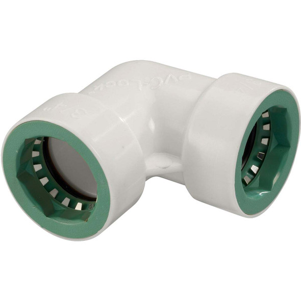 Orbit 1/2 In. PVC-Lock Elbow 33774