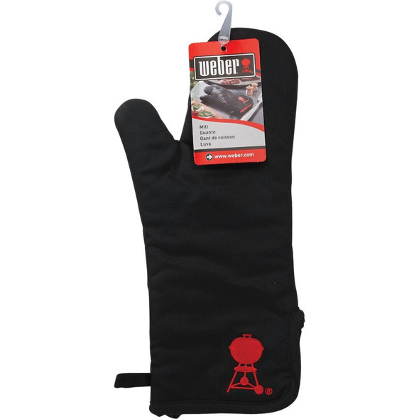 Weber 15.5 In. Black Cotton Barbeque Mitt 6532 801144