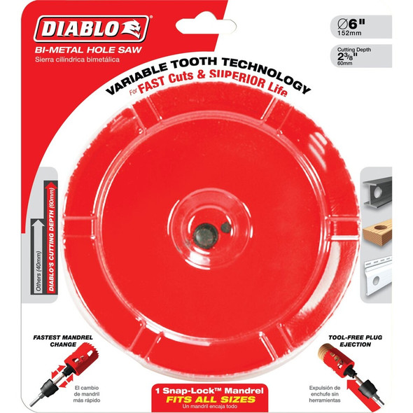 Diablo 5 In. Bi-Metal Hole Saw DHS5000 302216