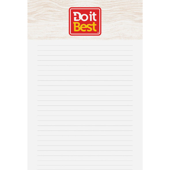 Do it Best 5 In. x 8 In. Lined 50-Sheet Note Pad 9405DIB Pack of 6