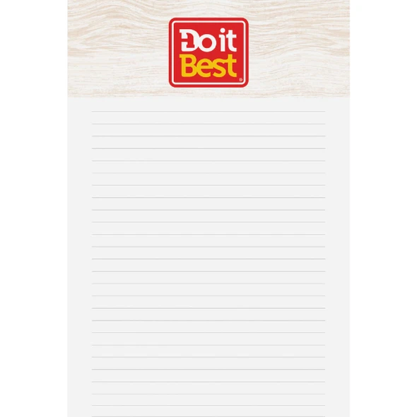 Do it Best 5 In. x 8 In. Lined 50-Sheet Note Pad 9405DIB Pack of 6 991546