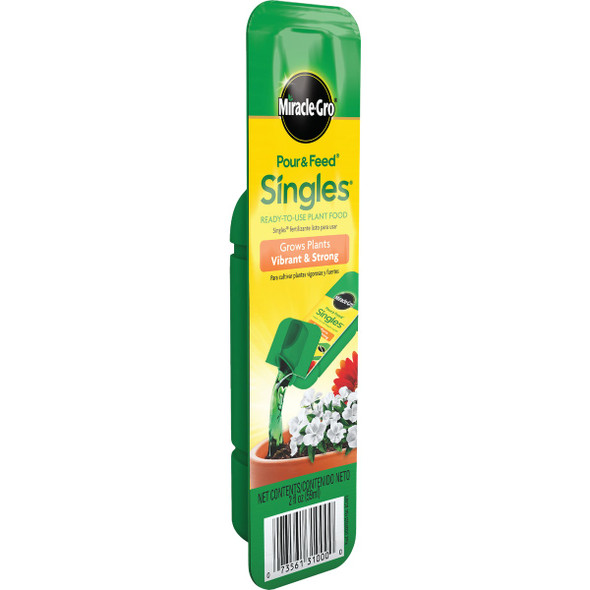 Miracle-Gro Pour & Feed 2 Oz. Ready-To-Use Plant Food Singles 3100030 704883
