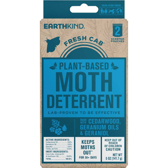 EarthKindFresh Cab 30 to 60-Day Natural Moth Repellent Refill Pouch (2-Pack)