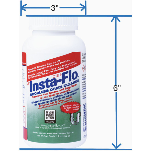 Insta-Flo 1 Lb. Crystal Drain Cleaner IS-100 464214
