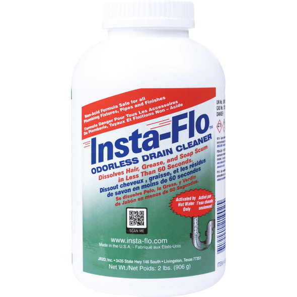 Insta-Flo 2 Lb. Crystal Drain Cleaner IS-200