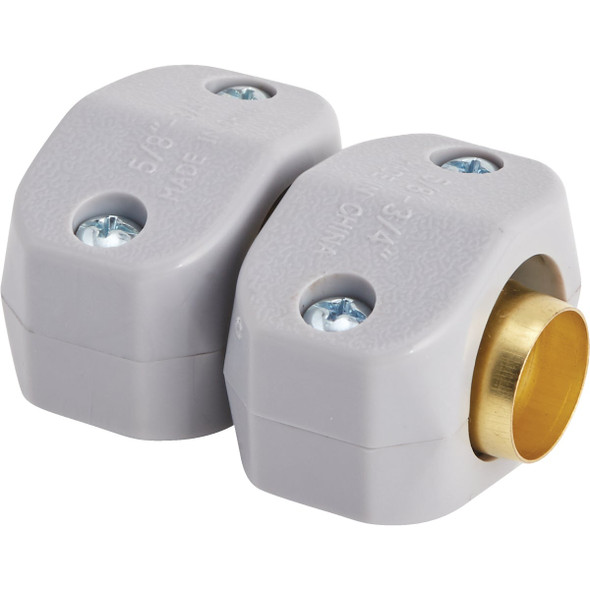 Best Garden 5/8 In. or 3/4 In. Brass Hose Mender 39020
