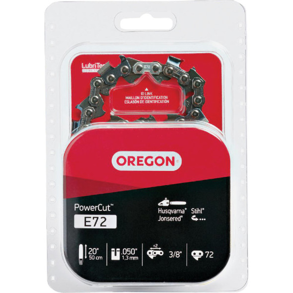 Oregon PowerCut 20 In. 72-Link Chainsaw Chain E72