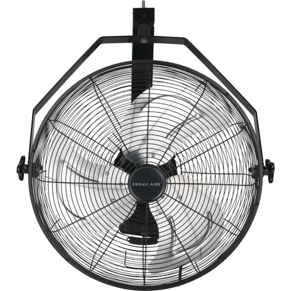 Denali Aire 20 In. Black 2-Speed High Velocity Wall Mount Fan 2DAFWLHV20