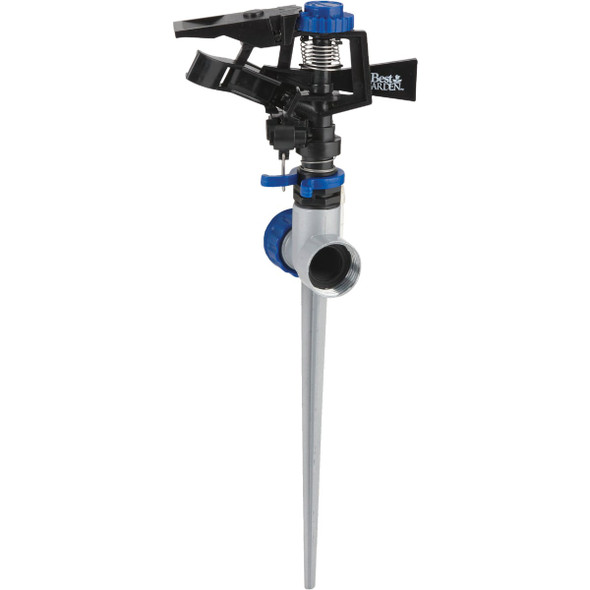 Best Garden Poly & Metal 5600 Sq. Ft. Spike Impulse Sprinkler DIT50202