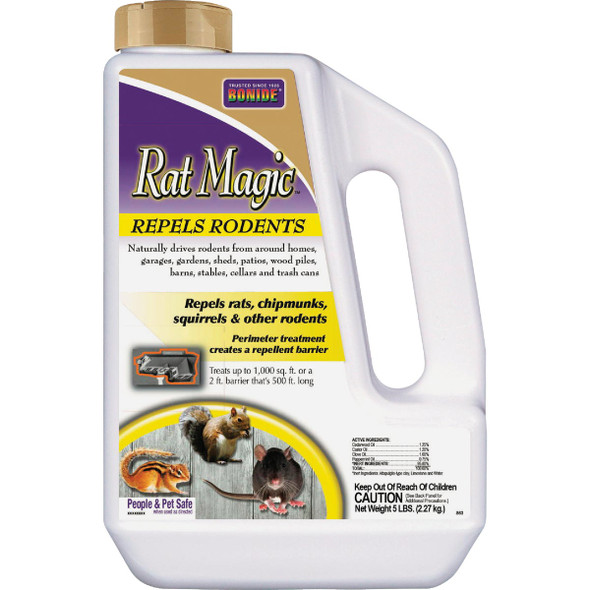 Bonide Rat Magic 5 Lb. Granular Rodent Repellent 8634