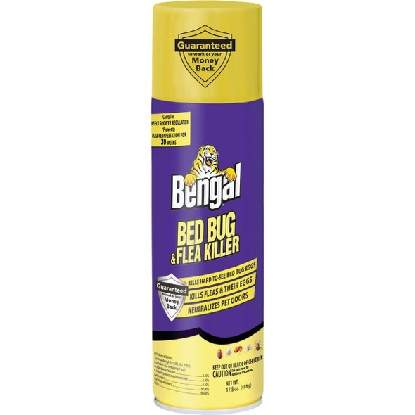 Bengal 17.5 Oz. Aerosol Spray Flea & Bedbug Killer 87560