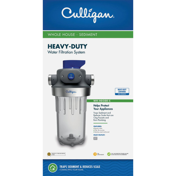 Culligan 1 In. Whole House Heavy Duty Water Filter System for WH-HD200-C 404472
