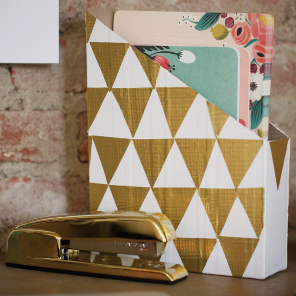 Duck Tape 1.88 In. x 10 Yd. Printed Duct Tape, Gold Metallic 280748 400797