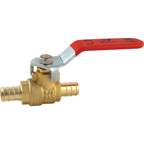 SharkBite 1/2 In. CF x 1/2 In. CF Brass PEX Ball Valve 22461LFA