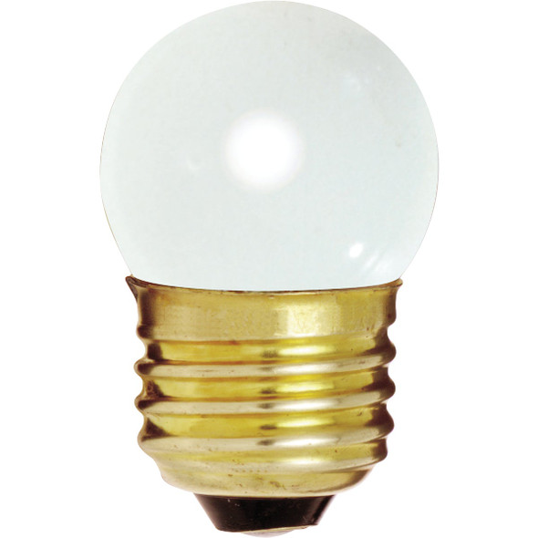 Satco 7.5W Frosted Medium Base S11 Incandescent Light Bulb S3795