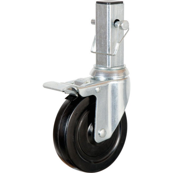 MetalTech 5 in. Caster with Locking-Pin I-C1CAS5