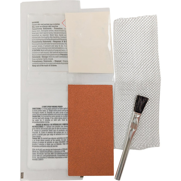 Permatex 1.06 Oz. Fiberglass, Porcelain & Plastic Epoxy Repair Kit