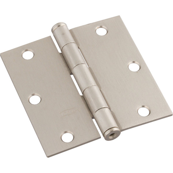 National Hardware 3-1/2 In. Square Satin Nickel Door Hinge N830-248