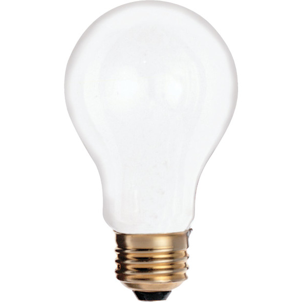 Satco 25W Frosted Medium Base A19 Incandescent Light Bulb (2-Pack) S6050