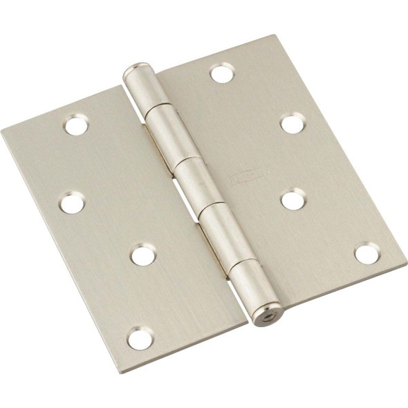 National Hardware 4 In. Square Satin Nickel Door Hinge N830-249