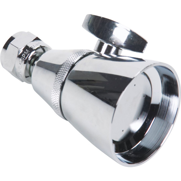 Home Impressions 1-Spray 1.5 GPM Fixed Shower Head, Chrome 404207