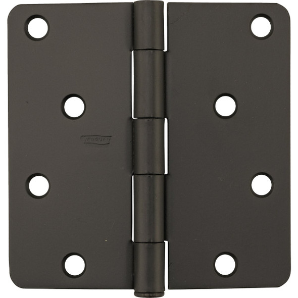 National Hardware 4 In. x 1-4 In. Radius Oil Rubbed Bronze Door Hinge N830-201 200926