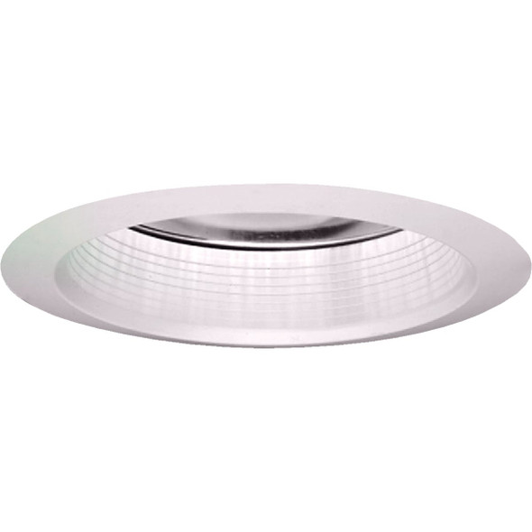 Halo Air-Tite 6 In. White Baffle with Clear Reflector Recessed Fixture Trim