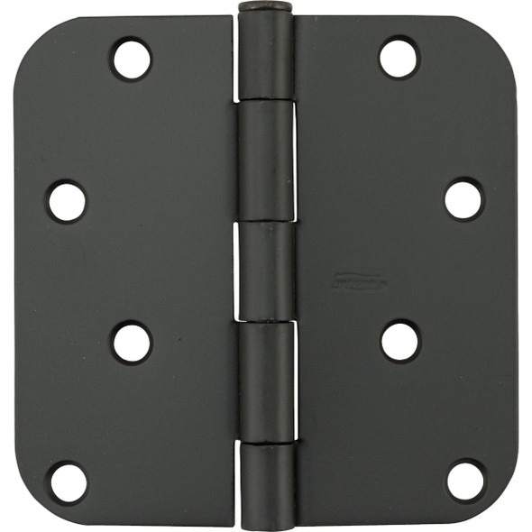 National Hardware 4 In. x 5-8 In. Radius Oil Rubbed Bronze Door Hinge N830-198 200635