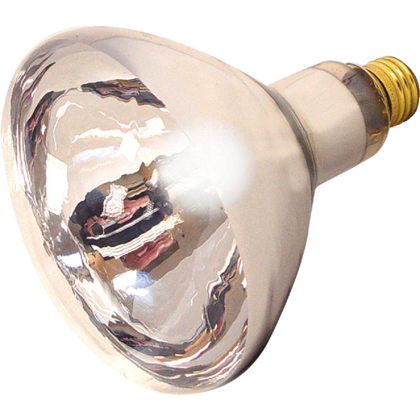 Satco 125W Clear Medium Base R40 Incandescent Heat Light Bulb S4750