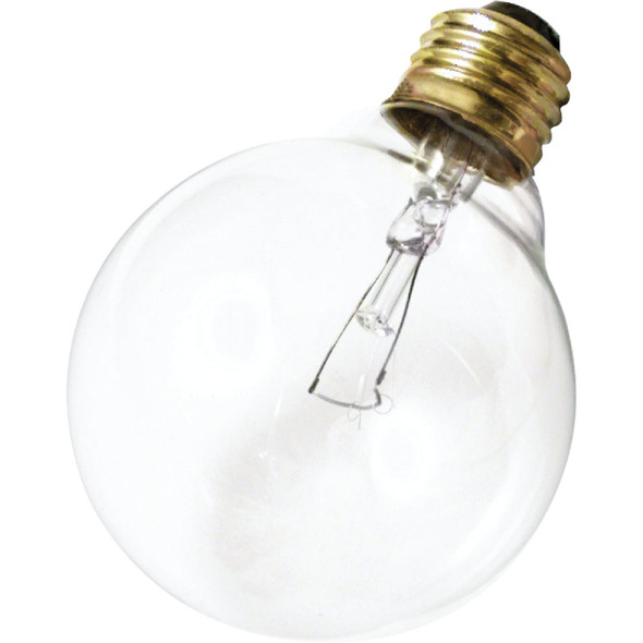 Satco 25W Clear Medium Base G25 Incandescent Globe Light Bulb  S3447