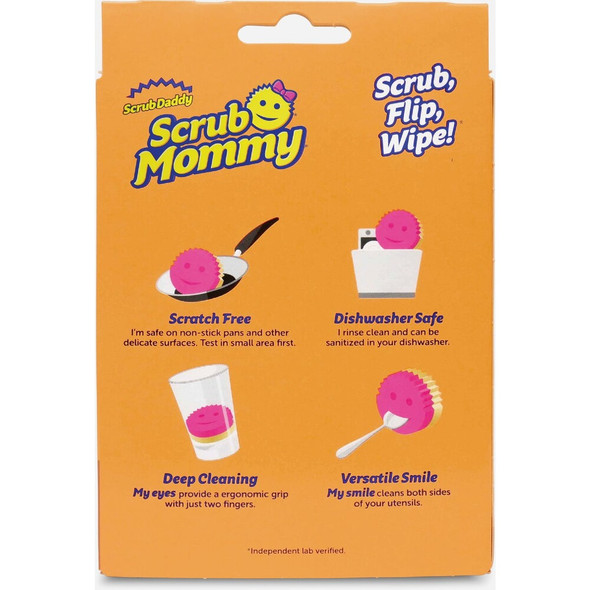 Scrub Mommy 6 In. x 4.125 In. Dual Sided Purple Scrub Sponge SM24MVP2016 602358