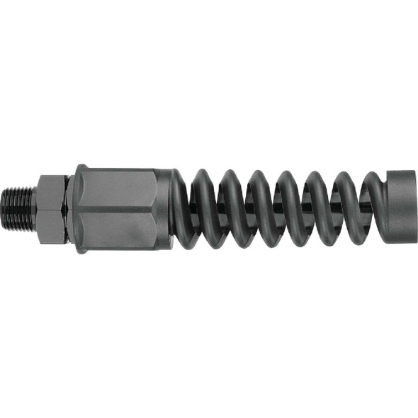 Flexzilla Pro 1/2 In. Barb 3/8 In. MNPT Reusable Air Hose End RP900500