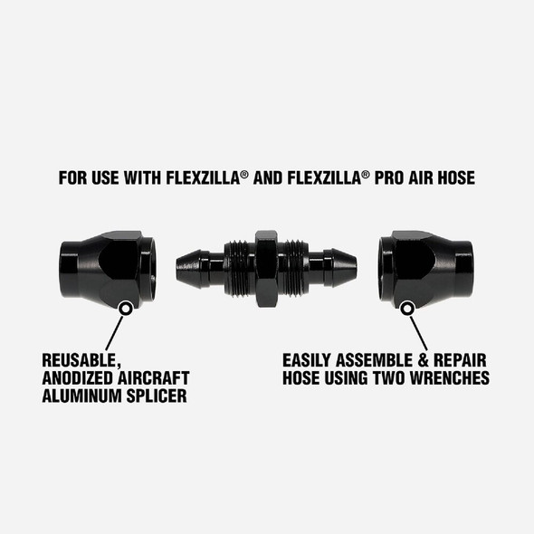 Flexzilla Pro 1-4 In. Barb Reusable Air Hose Splicer RP901250 570416