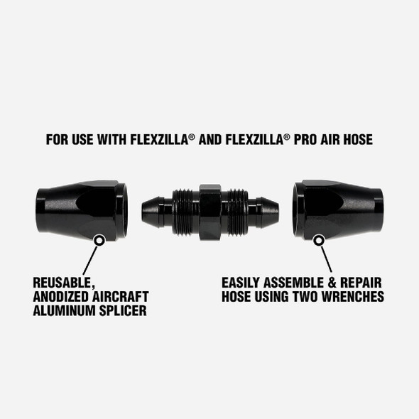 Flexzilla Pro 3/8 In. Barb Reusable Air Hose Splicer