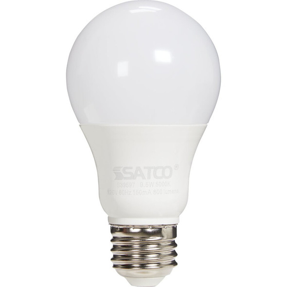 Satco 60W Equivalent Natural Light A19 Medium LED Light Bulb (4-Pack) S39597 501809
