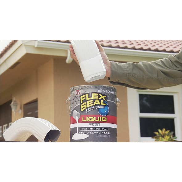 FLEX SEAL 1 Pt. Liquid Rubber Sealant, White LFSWHTR16 771298