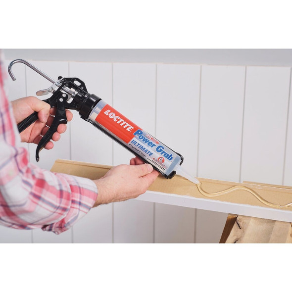 LOCTITE Power Grab 9 Oz. Crystal Clear Ultimate Construction Adhesive 2442595 793340