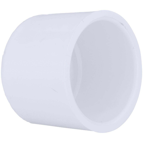 Charlotte Pipe 1-1/4 In. Schedule 40 Pressure Slip PVC Cap PVC 02116  1200HA
