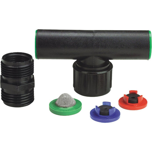 Raindrip 1-2 In. Female Hose Thread x 1-2 In. Compression Swivel Tee R334CT 732591