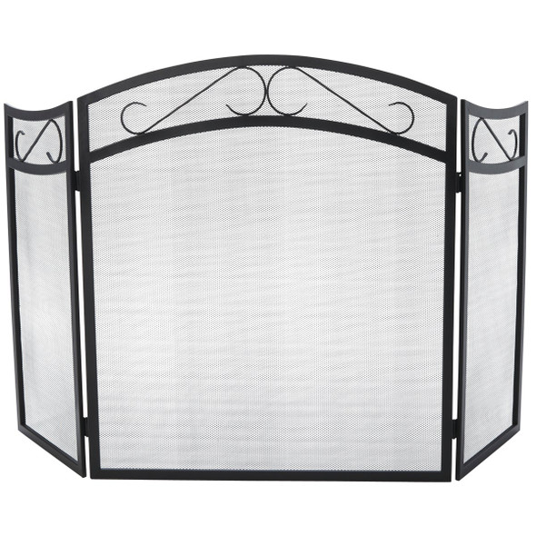 Home Impressions 3-Panel Fireplace Screen FS01