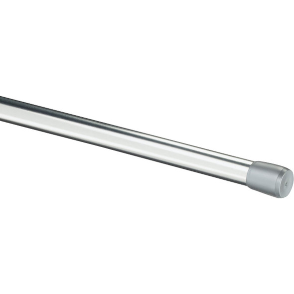 Kenney Carlisle 28 In. To 48 In. 5/8 In. Spring Tension Rod, Silver KN613NP Kenney Carlisle 28 In. To 48 In. 5/8 In. Spring Tension Rod, Silver KN613NP