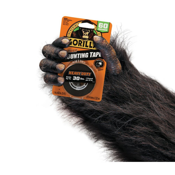 Gorilla 30lb Blk Mounting Tape 6055002 200613