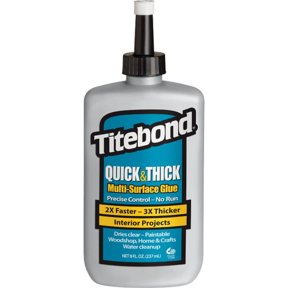 Titebond 8 Oz. Quick & Thick Multi-Surface Wood Glue 2403
