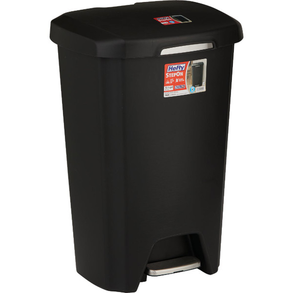 Hefty 12.1 Gal. StepOn Trash Can HFT-5205075451-2