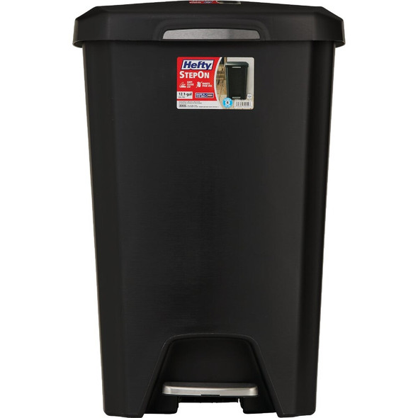 Hefty 12.1 Gal. StepOn Trash Can HFT-5205075451-2 602151